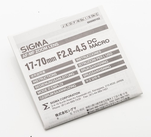 Manuale istruzioni sigma - di,
